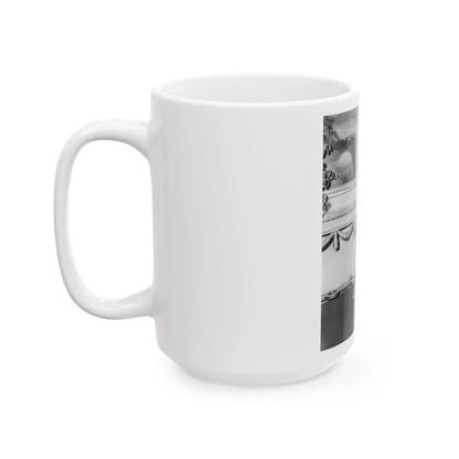 Joan Collins #07 (Vintage Female Icon) White Coffee Mug - Go Mug Yourself