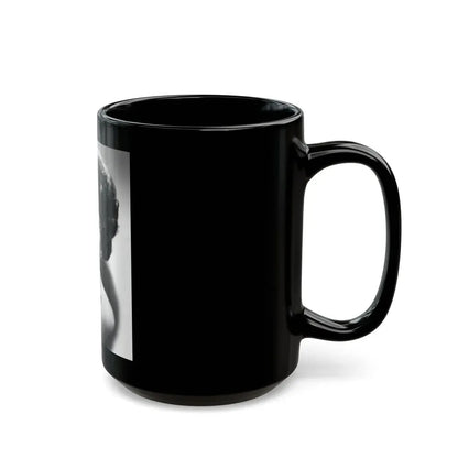 Joan Collins #103 (Vintage Female Icon) Black Coffee Mug - Go Mug Yourself