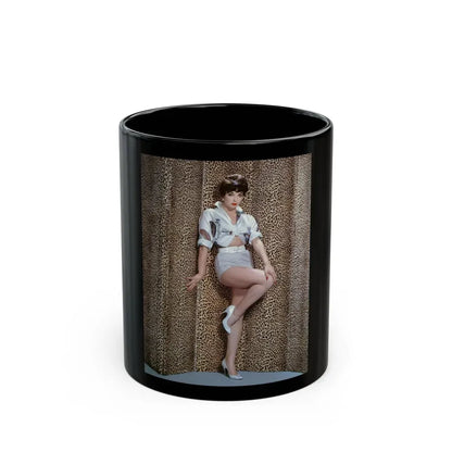 Joan Collins #11 (Vintage Female Icon) Black Coffee Mug 11oz - Go Mug Yourself