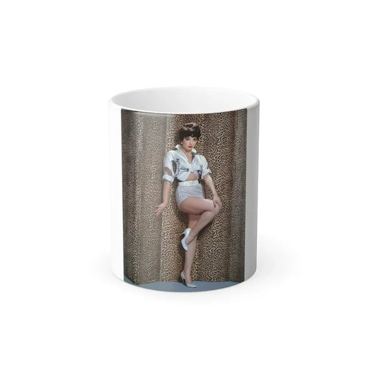 Joan Collins #11 (Vintage Female Icon) Color Changing Coffee Mug 11oz - Go Mug Yourself
