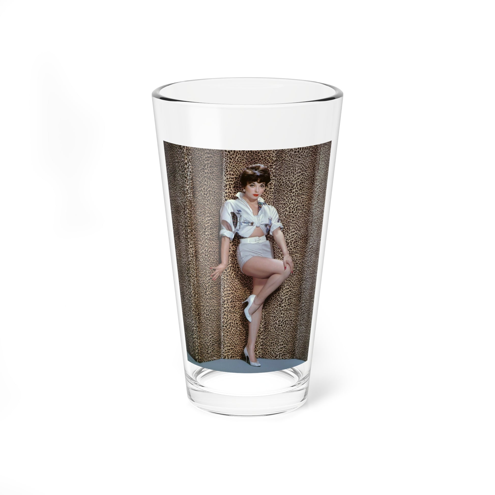 Joan Collins #11 (Vintage Female Icon) Pint Glass 16oz-16oz-Go Mug Yourself