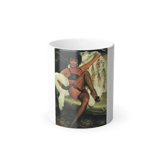 Joan Collins #13 (Vintage Female Icon) Color Changing Coffee Mug 11oz - Go Mug Yourself