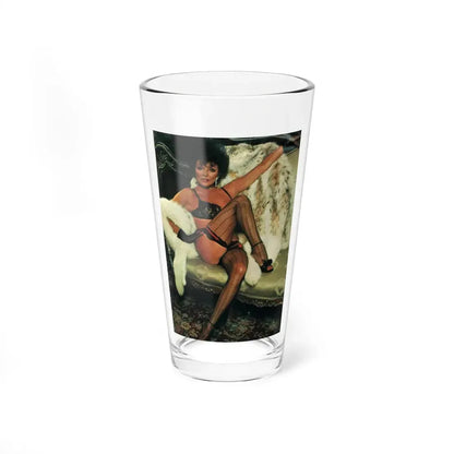 Joan Collins #13 (Vintage Female Icon) Pint Glass 16oz 16oz - Go Mug Yourself