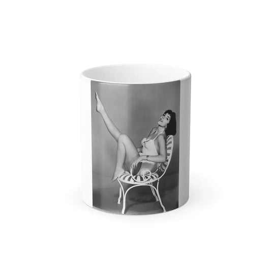 Joan Collins #134 (Vintage Female Icon) Color Changing Coffee Mug 11oz - Go Mug Yourself