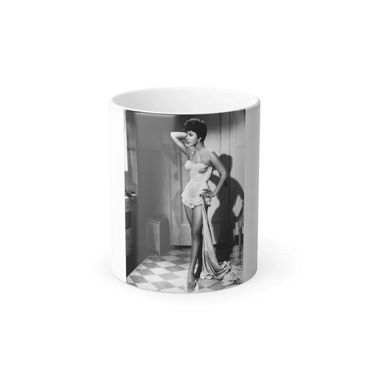 Joan Collins #16 (Vintage Female Icon) Color Changing Coffee Mug 11oz - Go Mug Yourself