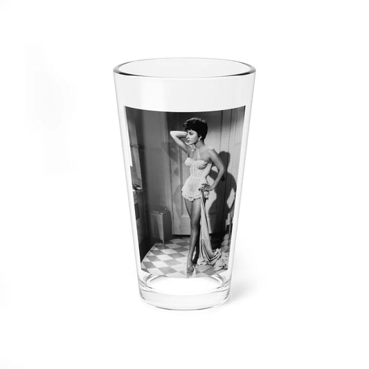 Joan Collins #16 (Vintage Female Icon) Pint Glass 16oz 16oz - Go Mug Yourself