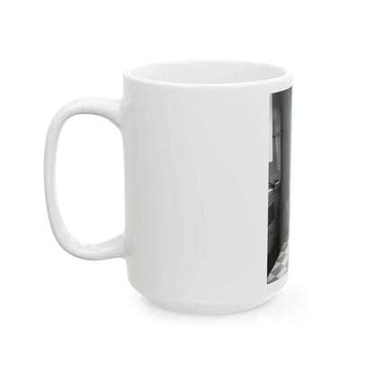 Joan Collins #16 (Vintage Female Icon) White Coffee Mug - Go Mug Yourself