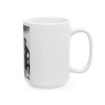 Joan Collins #16 (Vintage Female Icon) White Coffee Mug - Go Mug Yourself