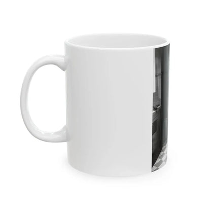 Joan Collins #16 (Vintage Female Icon) White Coffee Mug - Go Mug Yourself