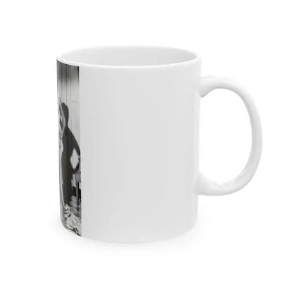 Joan Collins #16 (Vintage Female Icon) White Coffee Mug - Go Mug Yourself