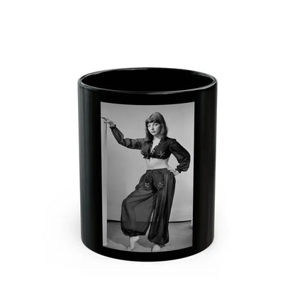 Joan Collins #18 (Vintage Female Icon) Black Coffee Mug 11oz - Go Mug Yourself