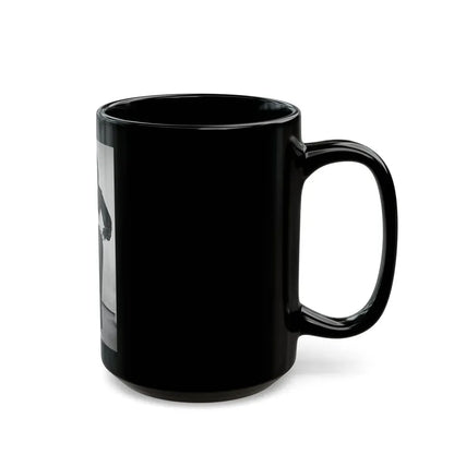 Joan Collins #18 (Vintage Female Icon) Black Coffee Mug - Go Mug Yourself
