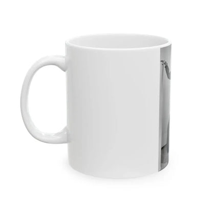 Joan Collins #18 (Vintage Female Icon) White Coffee Mug - Go Mug Yourself
