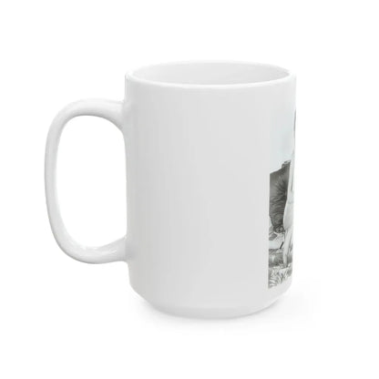 Joan Collins #20 (Vintage Female Icon) White Coffee Mug - Go Mug Yourself