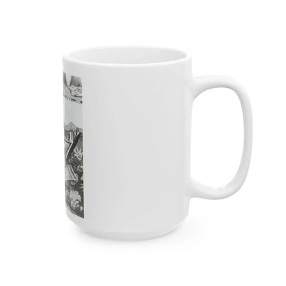 Joan Collins #20 (Vintage Female Icon) White Coffee Mug - Go Mug Yourself