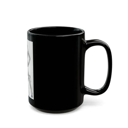 Joan Collins #21 (Vintage Female Icon) Black Coffee Mug - Go Mug Yourself