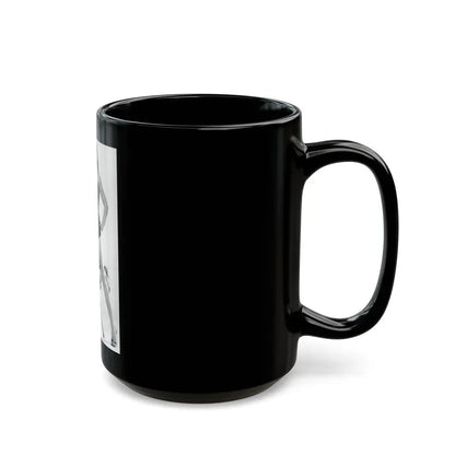 Joan Collins #21 (Vintage Female Icon) Black Coffee Mug - Go Mug Yourself