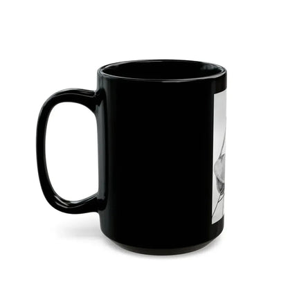 Joan Collins #21 (Vintage Female Icon) Black Coffee Mug - Go Mug Yourself