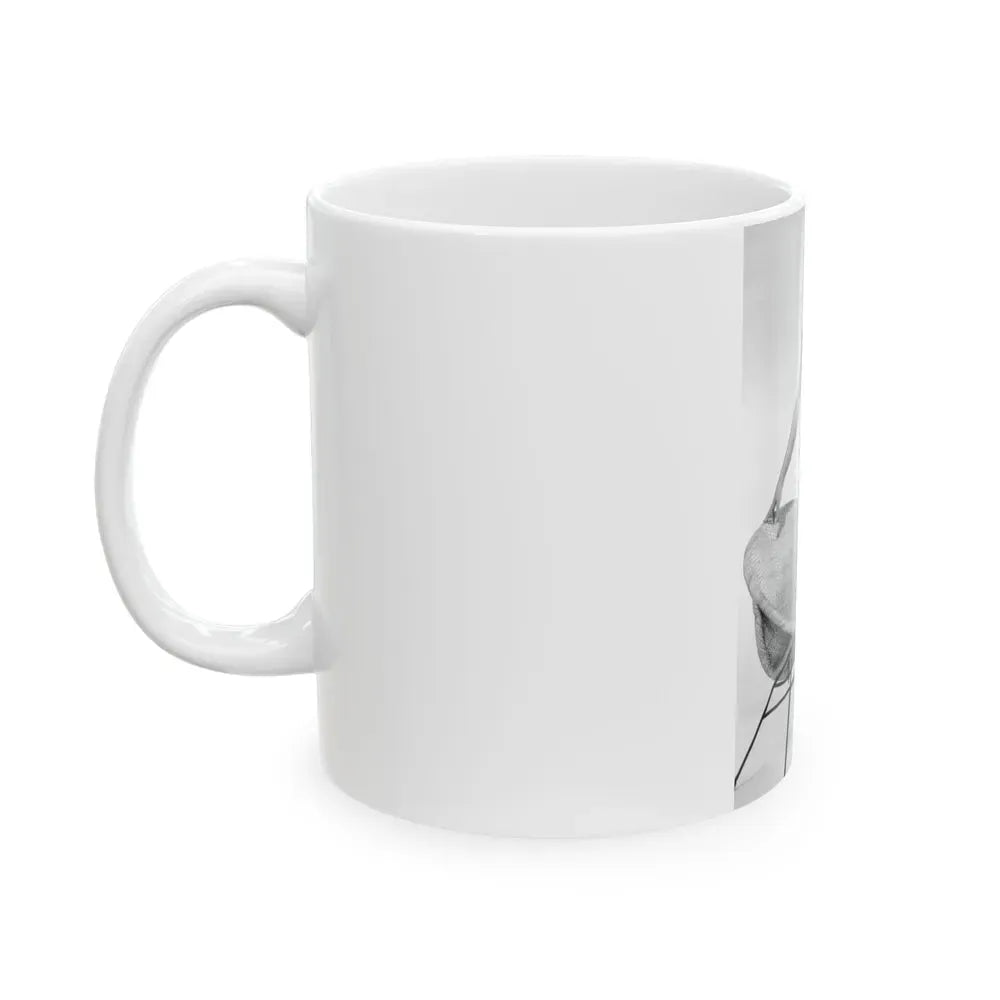 Joan Collins #21 (Vintage Female Icon) White Coffee Mug - Go Mug Yourself