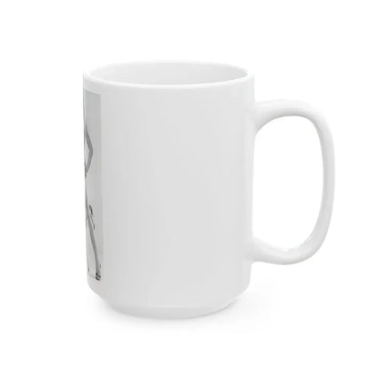 Joan Collins #21 (Vintage Female Icon) White Coffee Mug - Go Mug Yourself