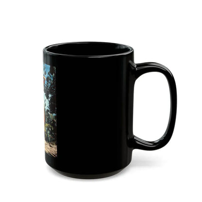 Joan Collins #22 (Vintage Female Icon) Black Coffee Mug - Go Mug Yourself
