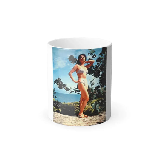 Joan Collins #22 (Vintage Female Icon) Color Changing Coffee Mug 11oz - Go Mug Yourself