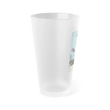 Joan Collins #22 (Vintage Female Icon) Frosted Pint Glass 16oz - Go Mug Yourself