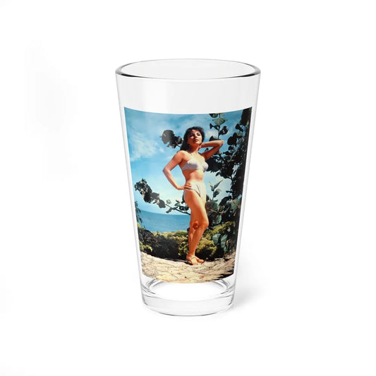 Joan Collins #22 (Vintage Female Icon) Pint Glass 16oz 16oz - Go Mug Yourself