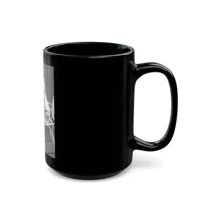 Joan Collins #23 (Vintage Female Icon) Black Coffee Mug - Go Mug Yourself