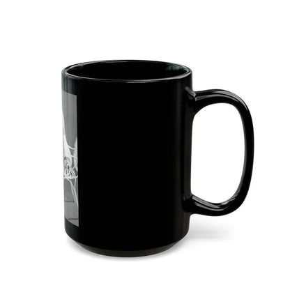 Joan Collins #23 (Vintage Female Icon) Black Coffee Mug - Go Mug Yourself