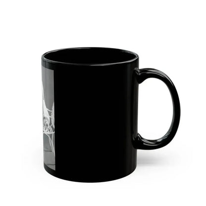 Joan Collins #23 (Vintage Female Icon) Black Coffee Mug - Go Mug Yourself