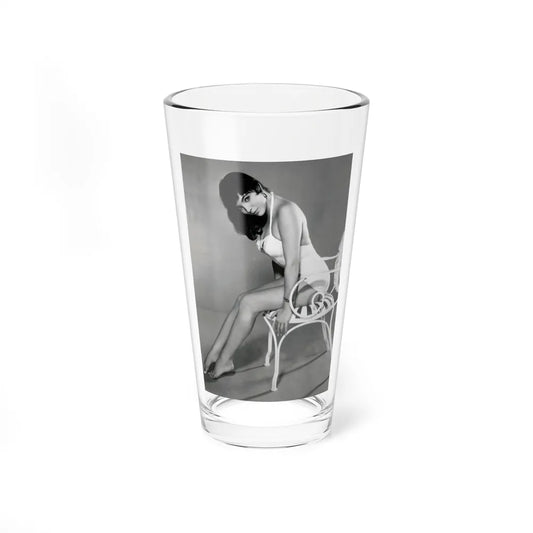 Joan Collins #23 (Vintage Female Icon) Pint Glass 16oz 16oz - Go Mug Yourself