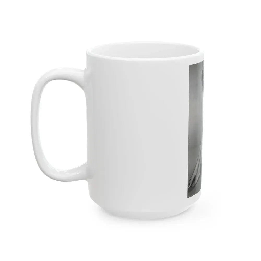 Joan Collins #23 (Vintage Female Icon) White Coffee Mug - Go Mug Yourself
