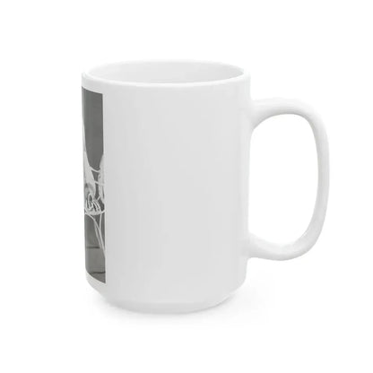 Joan Collins #23 (Vintage Female Icon) White Coffee Mug - Go Mug Yourself