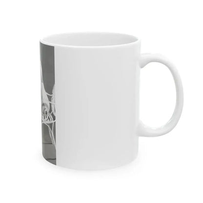 Joan Collins #23 (Vintage Female Icon) White Coffee Mug - Go Mug Yourself