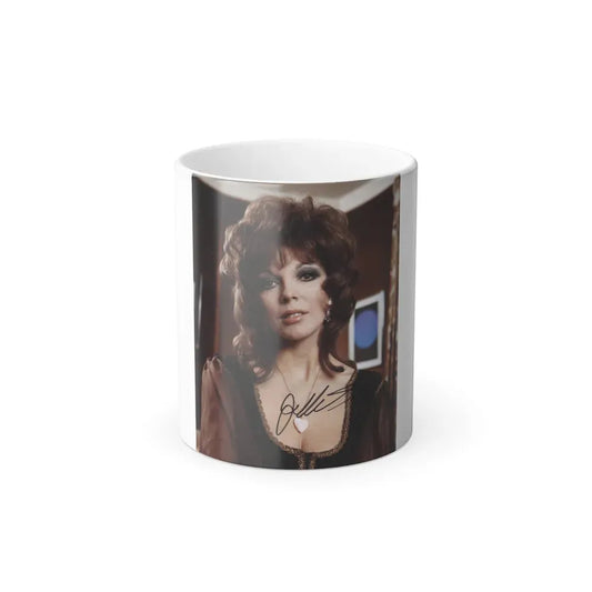 Joan Collins #252 (Vintage Female Icon) Color Changing Coffee Mug 11oz - Go Mug Yourself