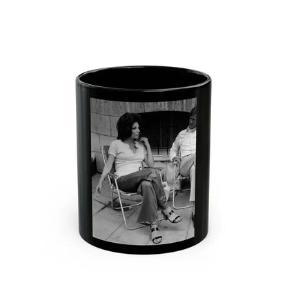 Joan Collins #27 (Vintage Female Icon) Black Coffee Mug 11oz - Go Mug Yourself