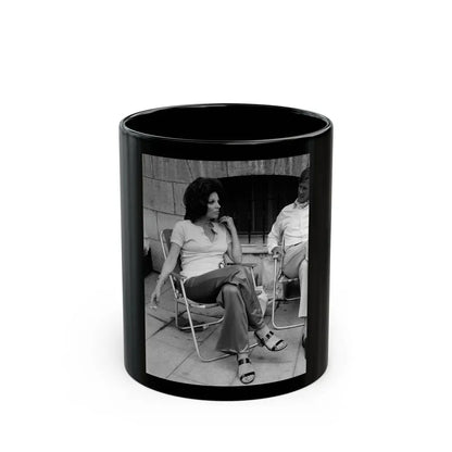 Joan Collins #27 (Vintage Female Icon) Black Coffee Mug 11oz - Go Mug Yourself