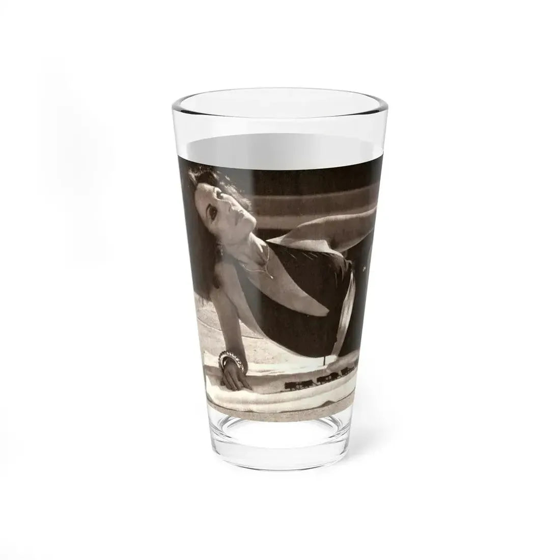Joan Collins #28 (Vintage Female Icon) Pint Glass 16oz - Go Mug Yourself