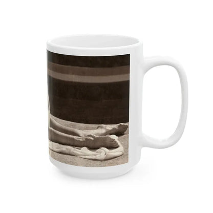 Joan Collins #28 (Vintage Female Icon) White Coffee Mug - Go Mug Yourself