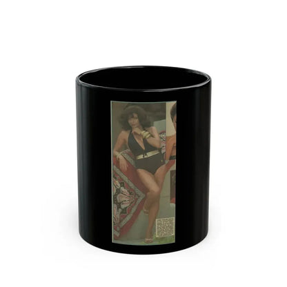 Joan Collins #316 (Vintage Female Icon) Black Coffee Mug 11oz - Go Mug Yourself