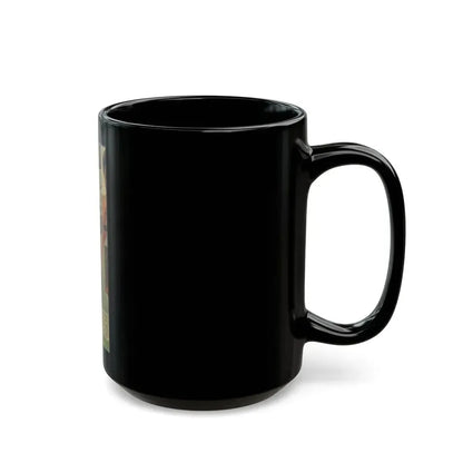 Joan Collins #316 (Vintage Female Icon) Black Coffee Mug - Go Mug Yourself