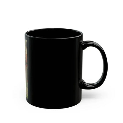 Joan Collins #316 (Vintage Female Icon) Black Coffee Mug - Go Mug Yourself