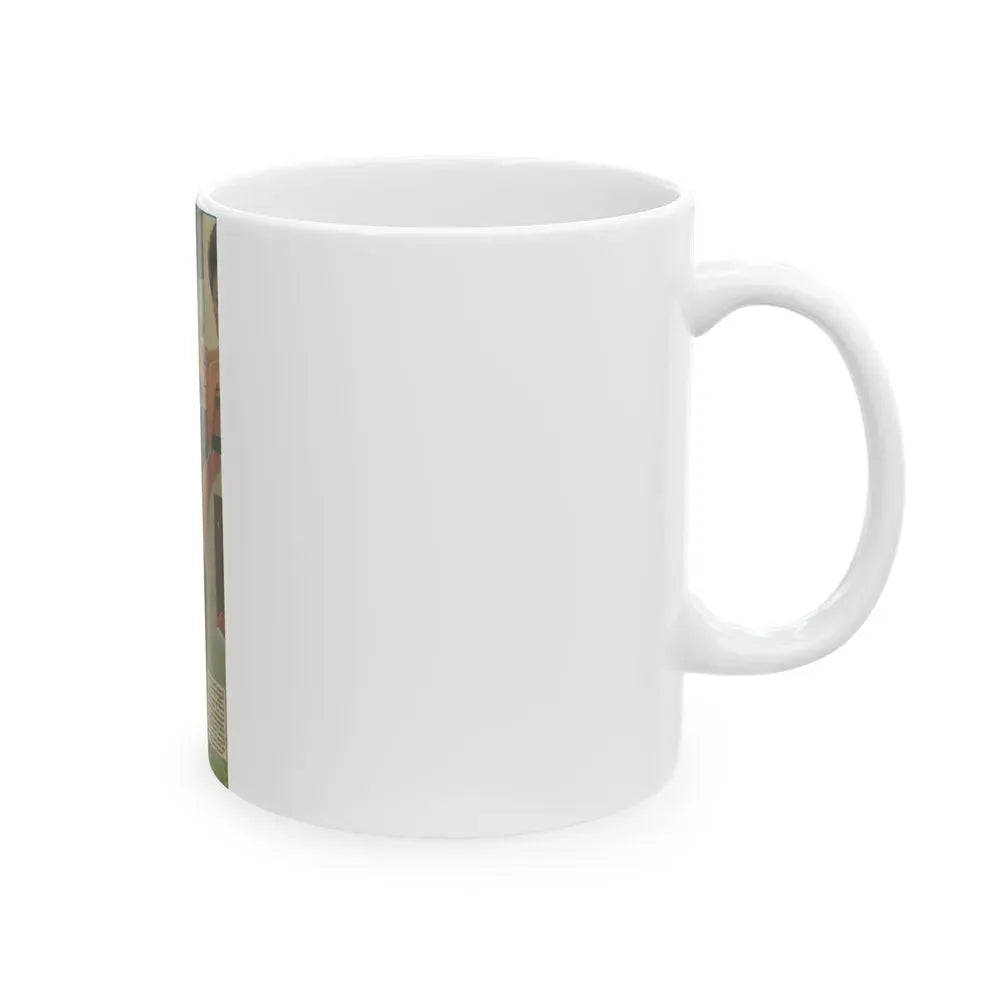 Joan Collins #316 (Vintage Female Icon) White Coffee Mug - Go Mug Yourself
