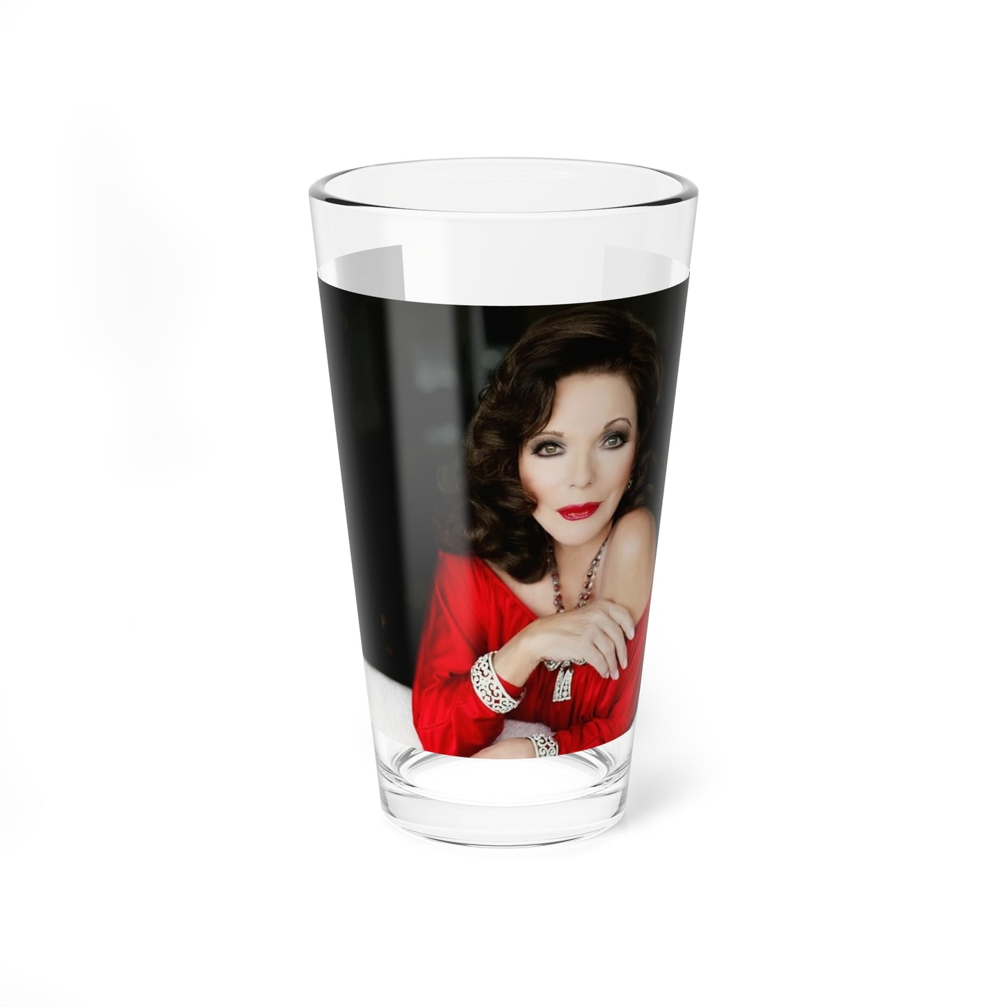 Joan Collins #327 (Vintage Female Icon) Pint Glass 16oz-16oz-Go Mug Yourself