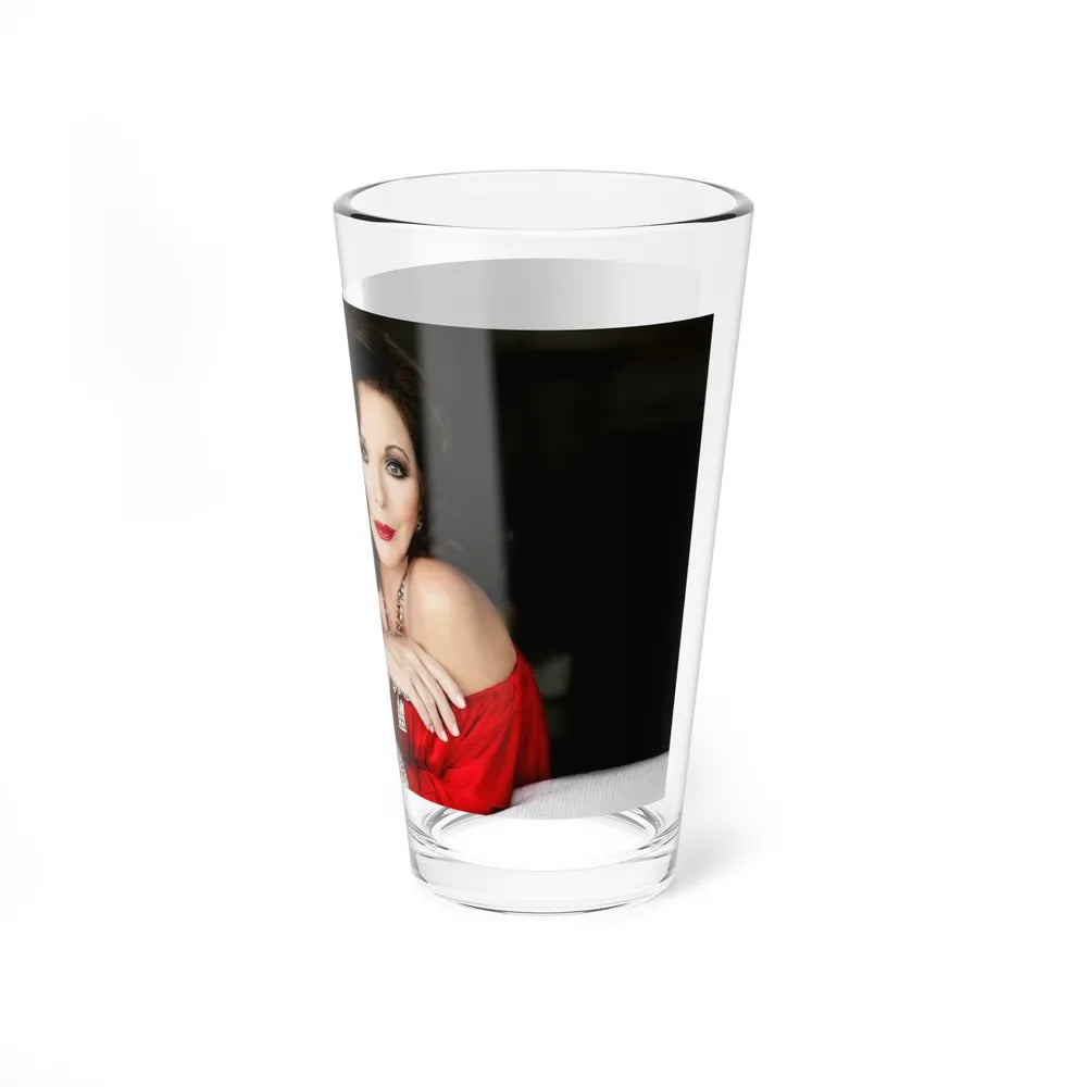 Joan Collins #327 (Vintage Female Icon) Pint Glass 16oz - Go Mug Yourself