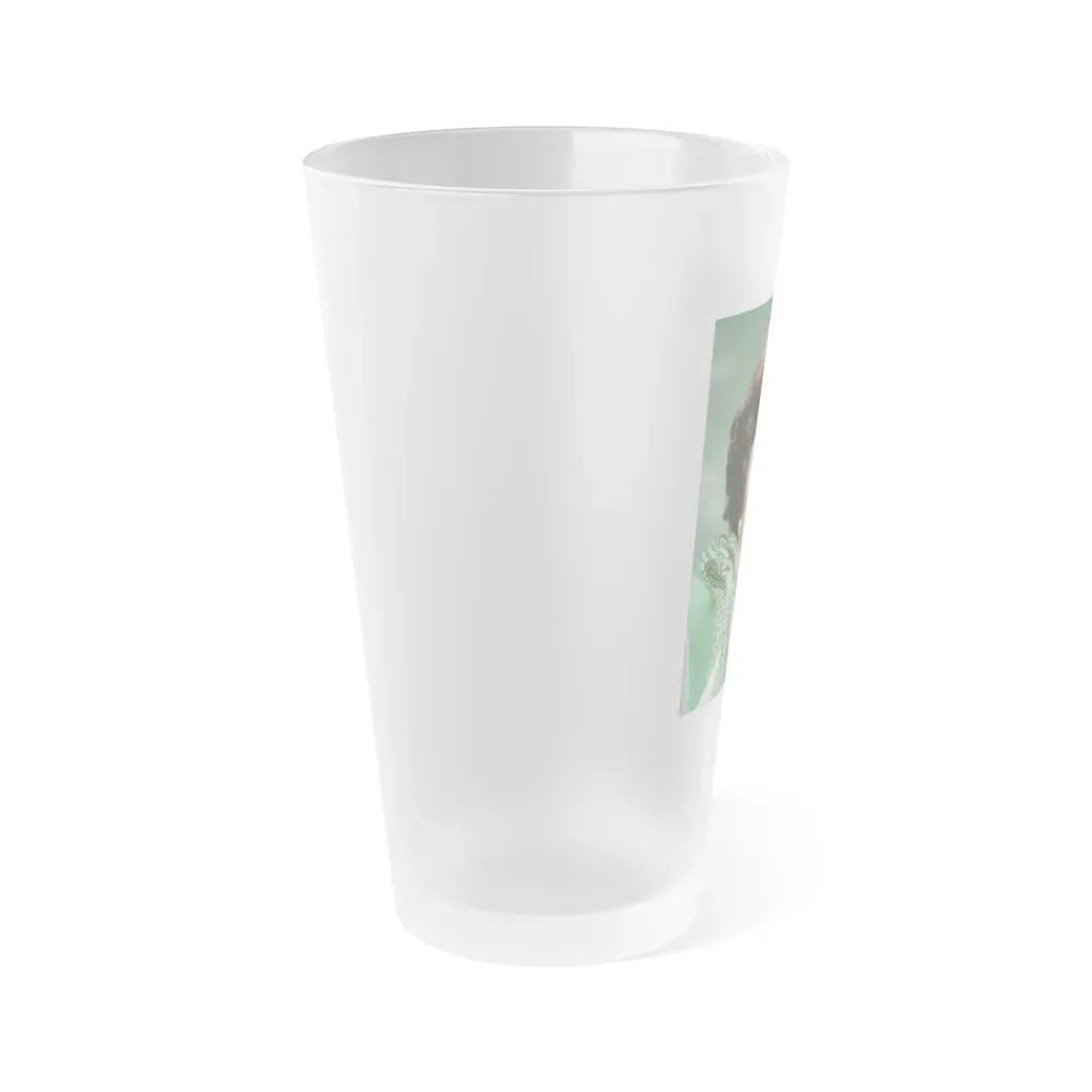 Joan Collins #328 (Vintage Female Icon) Frosted Pint Glass 16oz - Go Mug Yourself