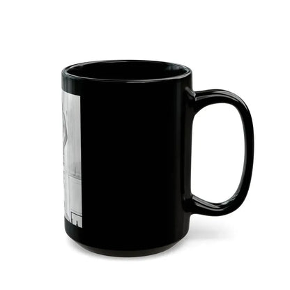 Joan Collins #34 (Vintage Female Icon) Black Coffee Mug - Go Mug Yourself