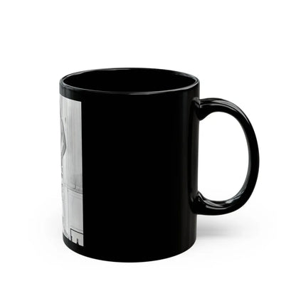 Joan Collins #34 (Vintage Female Icon) Black Coffee Mug - Go Mug Yourself