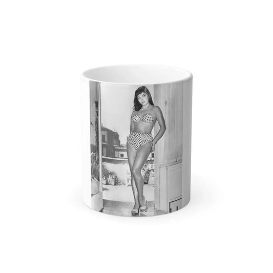 Joan Collins #34 (Vintage Female Icon) Color Changing Coffee Mug 11oz - Go Mug Yourself